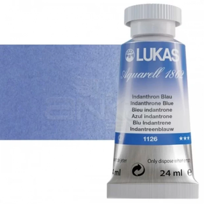 Lukas Aquarell 1862 Artist 24ml Sulu Boya 1126 İndanthrone Blue Seri 2