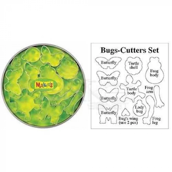 Makin&prime;s Clay Kesici Kalıp Seti Böcekler 11 Desen Kod:37006