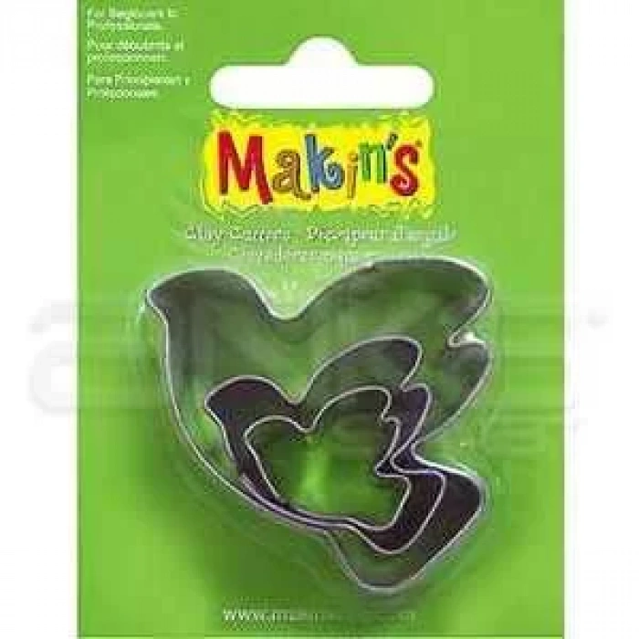 Makins Clay Kesici Kalıp Seti Kumru 3 Parça Kod:36012