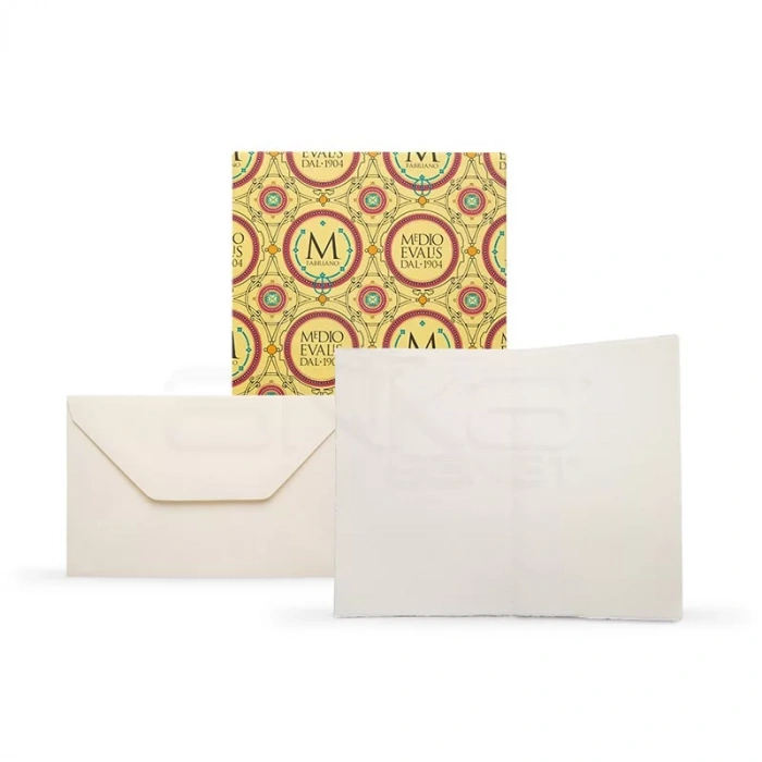 Fabriano Medioevalis Boş Tebrik Kartı ve zarf  20li 260g