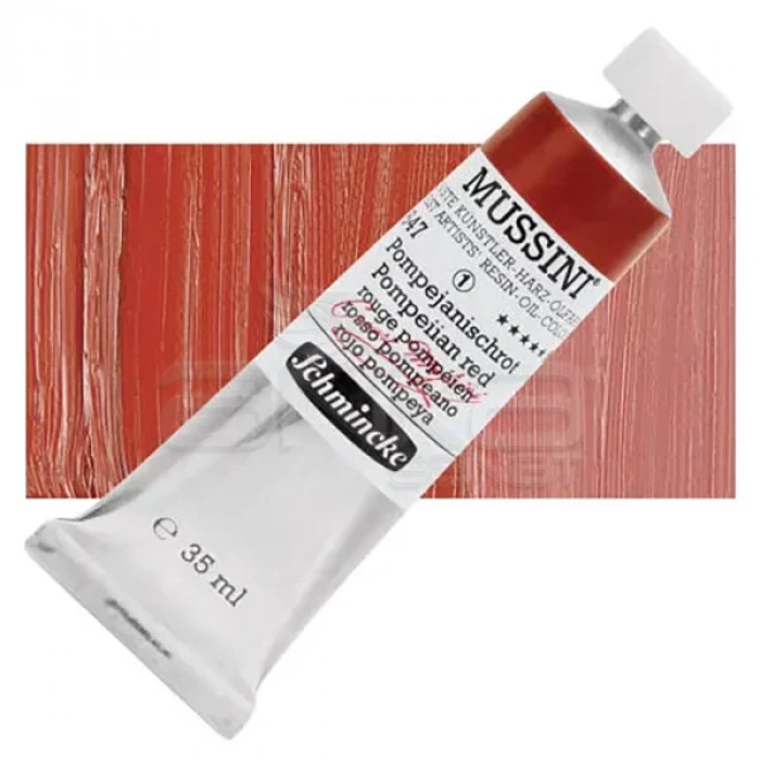 Mussini 35ml Yağlı Boya Seri:1 No:647 Pompeian Red