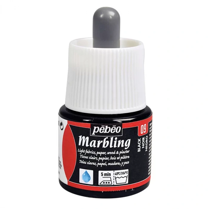 Pebeo Marbling (Ebru Boyası) 09 Black 45ml