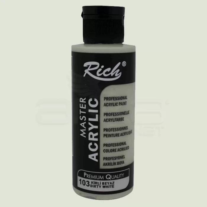 Rich Master Akrilik Boya 120ml 103 Kirli Beyaz