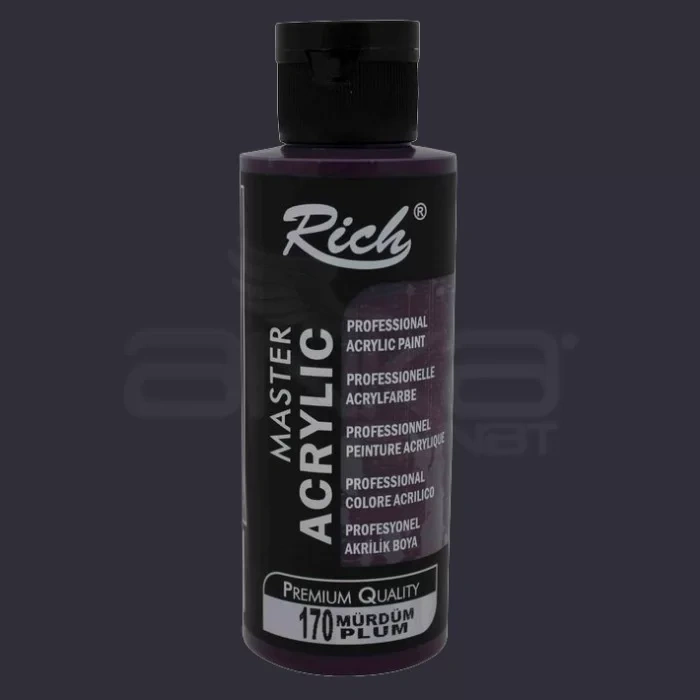 Rich Master Akrilik Boya 120ml 170 Mürdüm