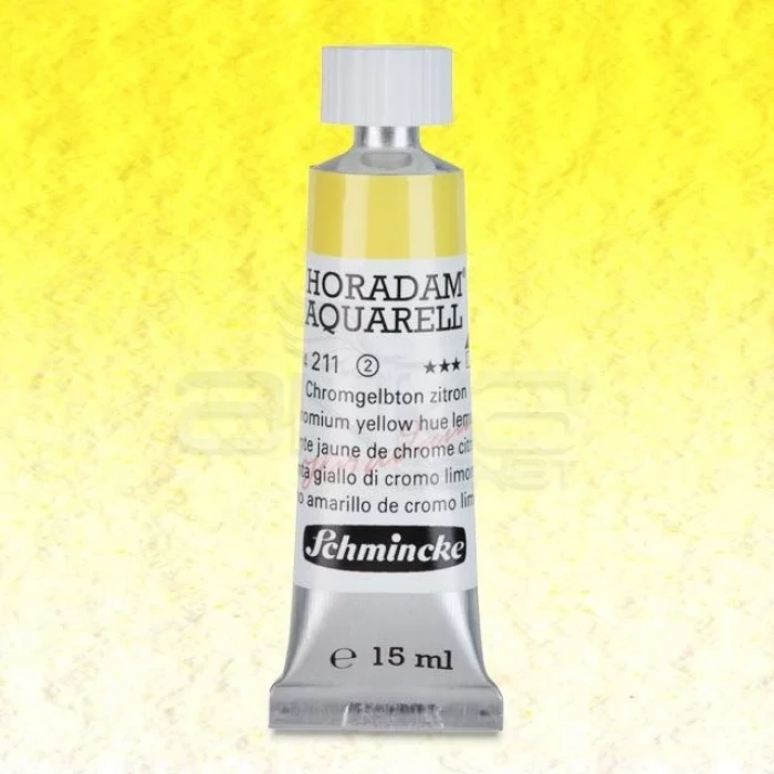 Schmincke Horadam Aquarell Tube 15ml Seri 2 Chrome Yellow Lemon 211