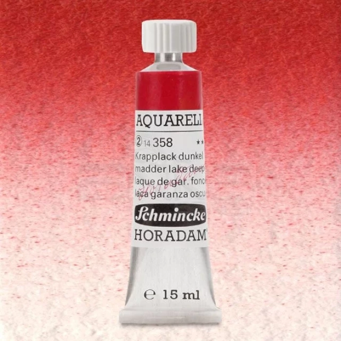 Schmincke Horadam Aquarell Tube 15ml Seri 2 Madder Lake Deep 358
