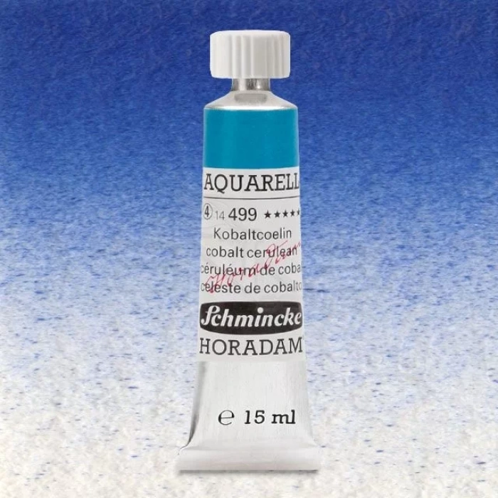 Schmincke Horadam Aquarell Tube 15ml Seri 4 Cobalt Cerulean 499