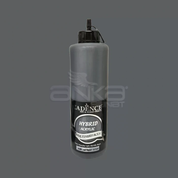 Cadence Hybrid Acrylic For Multisurfaces Tüm Yüzeyler İçin Akrilik Boya 500ml H091 Antrasit Siyah