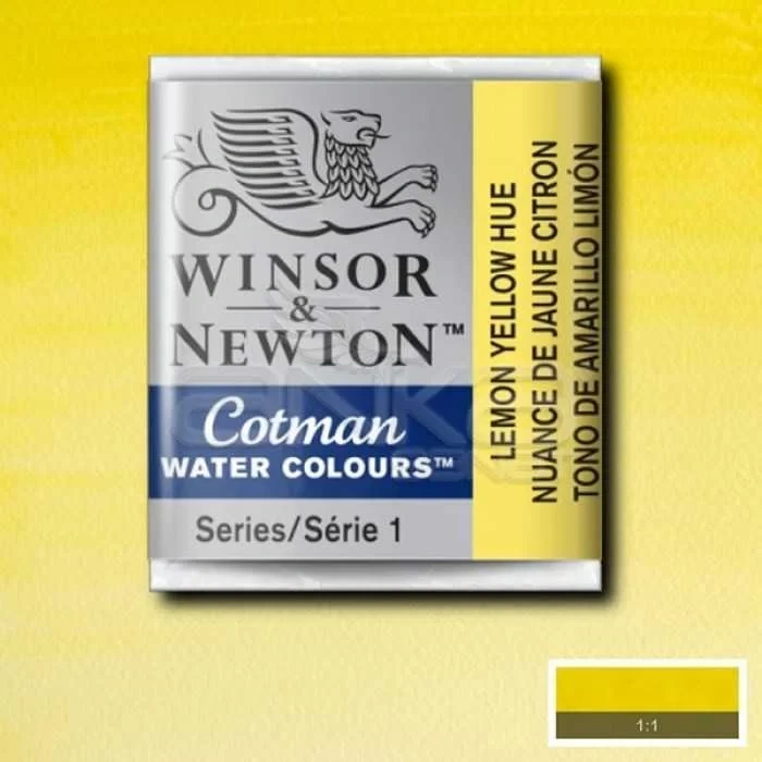 Winsor & Newton Tablet Sulu Boya No:346 Lemon Yellow Hue