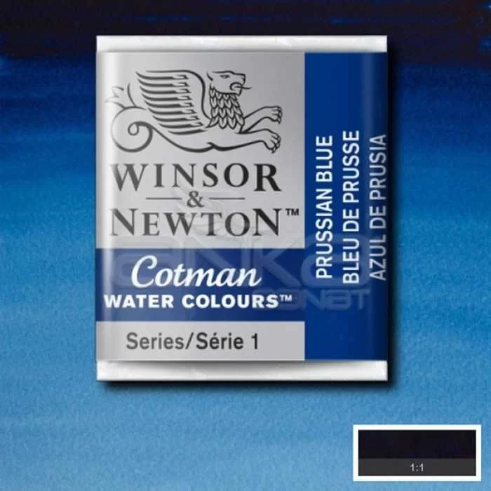 Winsor & Newton Tablet Sulu Boya No:538 Prussian Blue