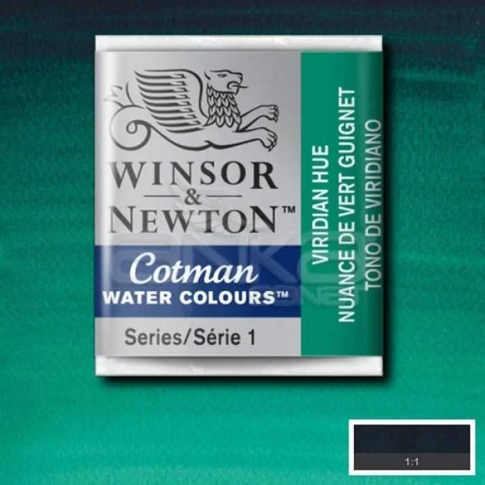 Winsor & Newton Tablet Sulu Boya No:696 Viridian Hue