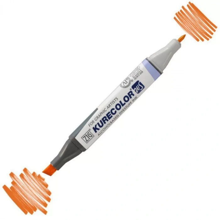Zig Kurecolor KC3000 Twin S Marker 407 Orange