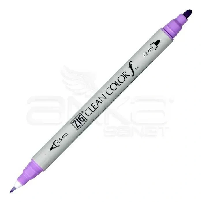Zig Clean Color f Çift Uçlu Marker Kalem Light Violet 081