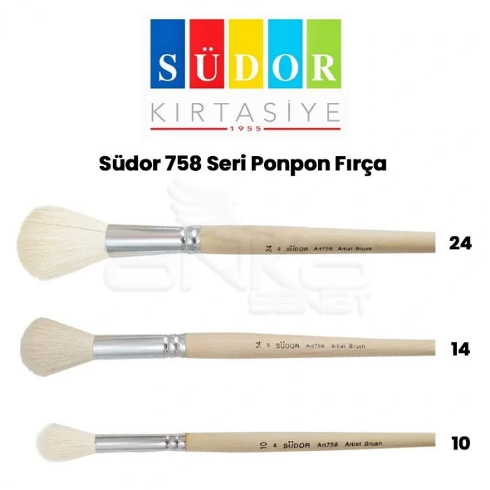 Südor 758 Seri Ponpon Fırça