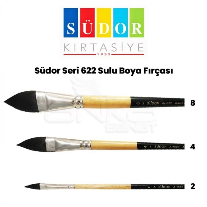 Südor Seri 622 Sulu Boya Fırçası