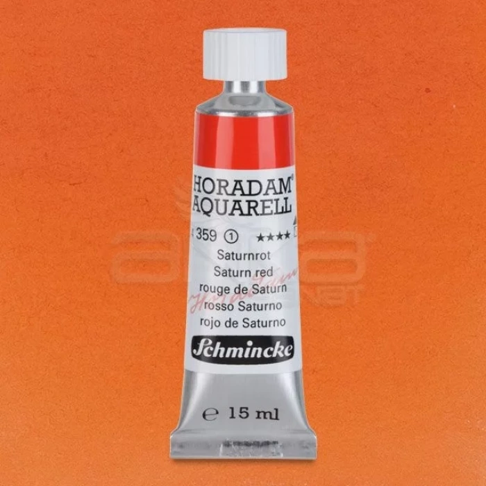 Schmincke Horadam Aquarell Tube 15ml Seri 1 Saturn Red 359