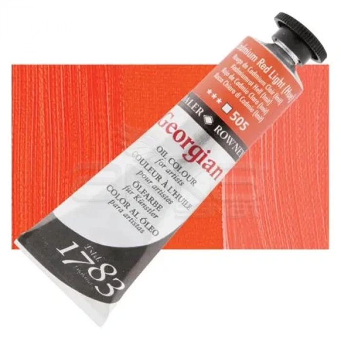 Daler Rowney Georgian Yağlı Boya 225ml 505 Cadmium Red Light