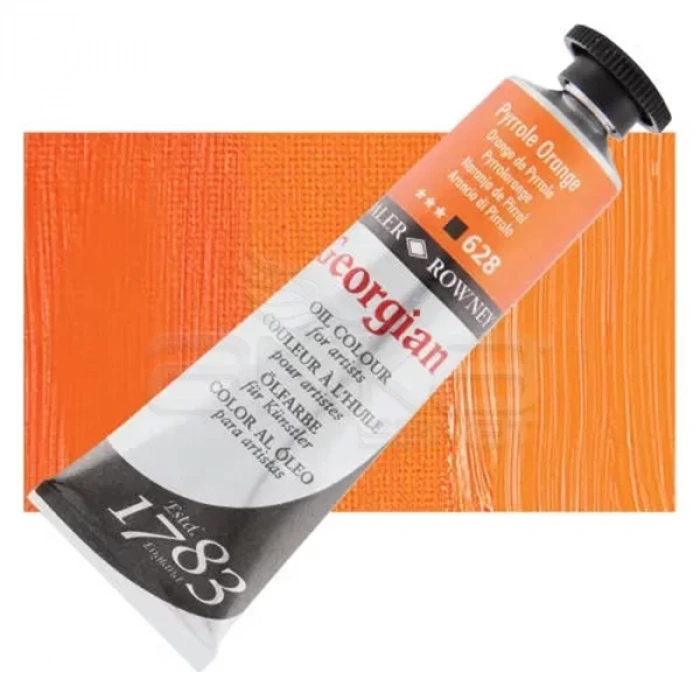 Daler Rowney Georgian Yağlı Boya 225ml 628 Chrome Orange Deep Hue