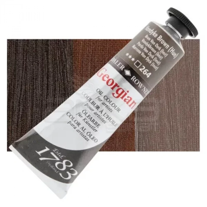 Daler Rowney Georgian Yağlı Boya 38ml No:264 Vandyke Brown (Hue)