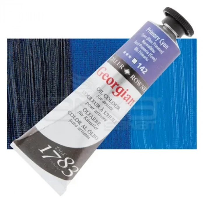 Daler Rowney Georgian Yağlı Boya 38ml No:142 Phthalo Blue