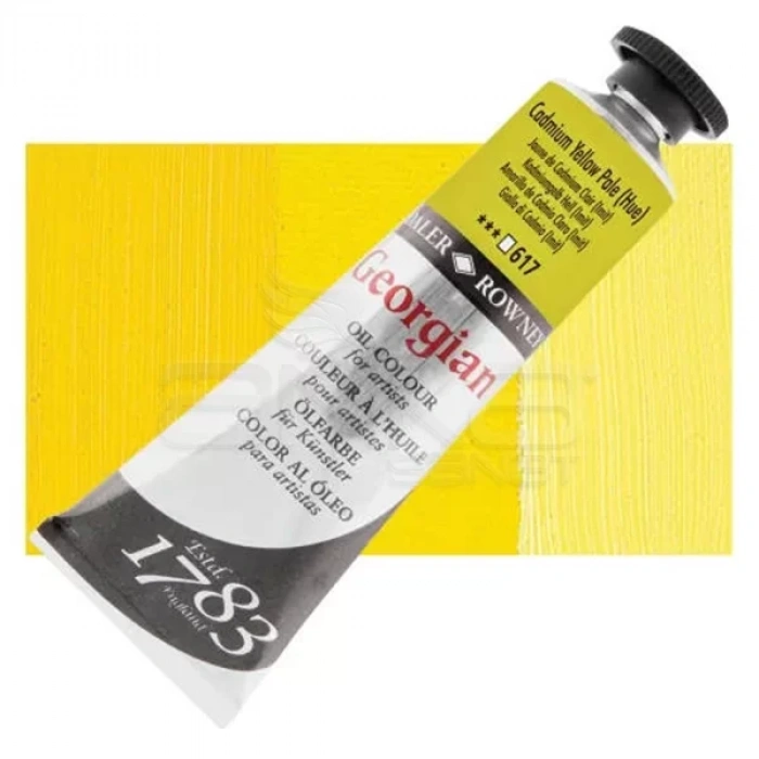 Daler Rowney Georgian Yağlı Boya 38ml No:617 Cadmium Yellow Pale (Hue)