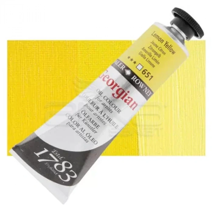 Daler Rowney Georgian Yağlı Boya 38ml No:651 Lemon Yellow