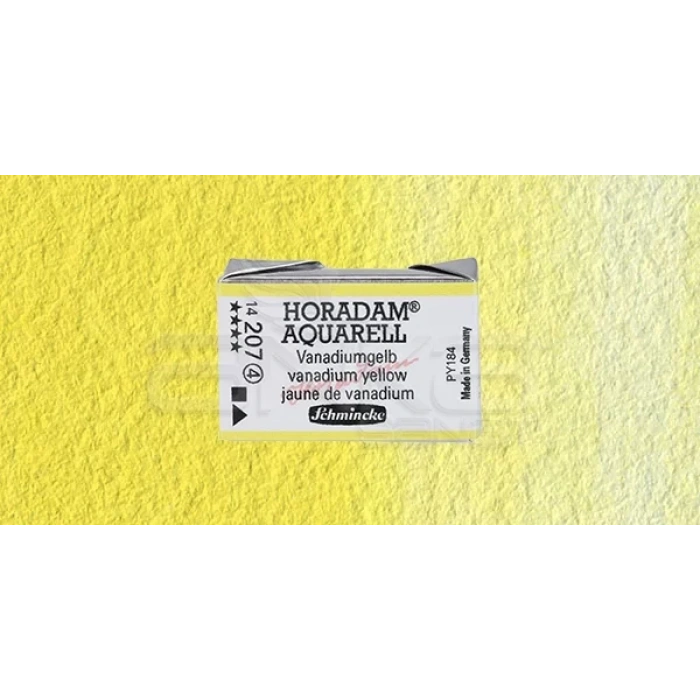 Schmincke Horadam Aquarell 1/1 Tablet 207 Vanadium Yellow seri 4