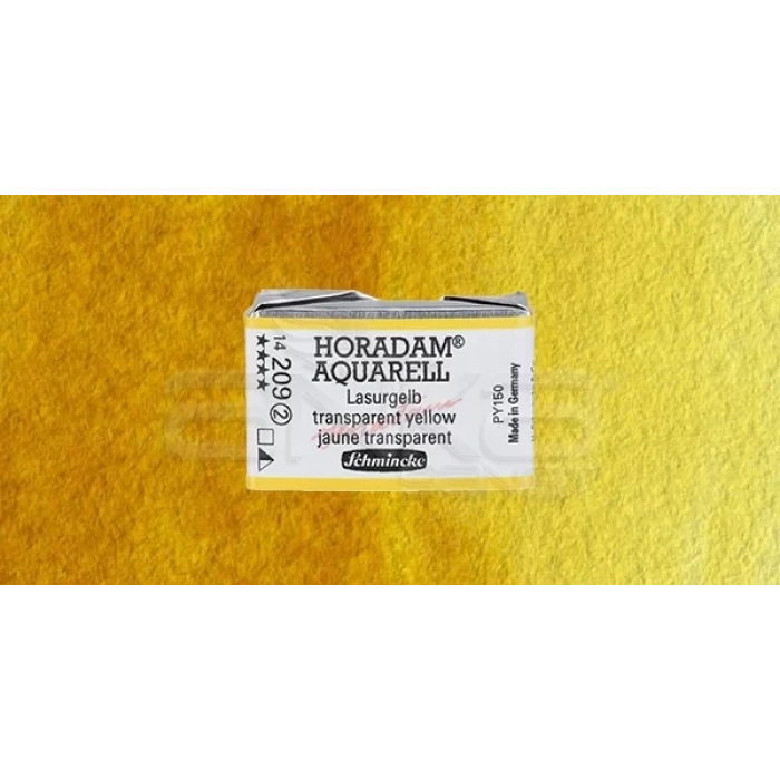 Schmincke Horadam Aquarell 1/1 Tablet 209 Translucent Yellow seri 2