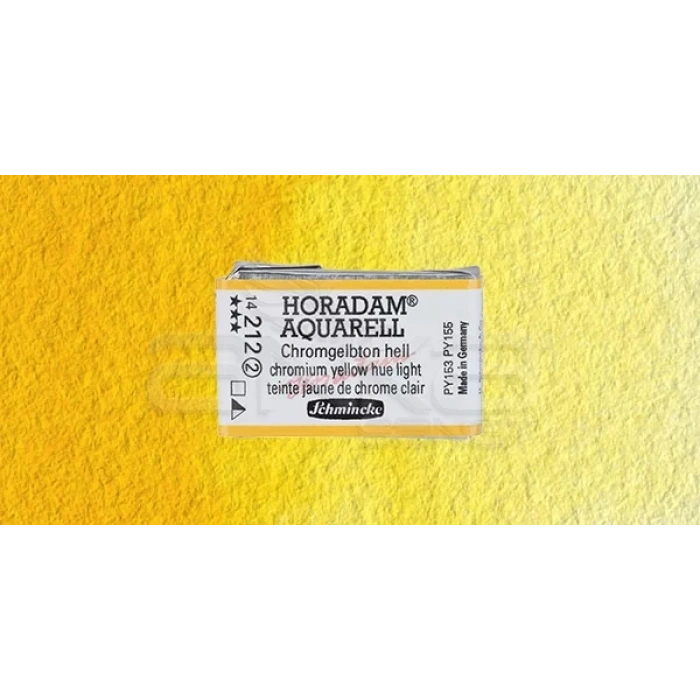Schmincke Horadam Aquarell 1/1 Tablet 212 Chrome Yellow Light seri 2