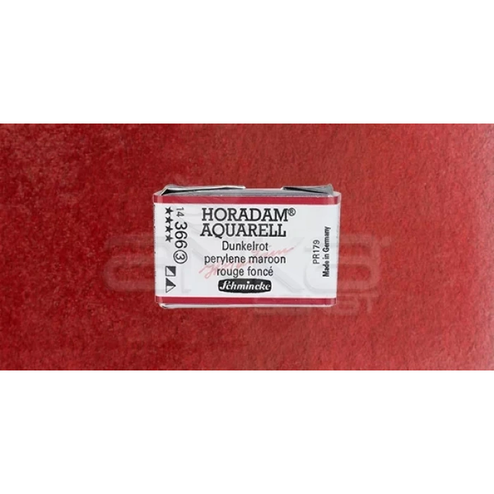 Schmincke Horadam Aquarell 1/1 Tablet 366 Deep Red seri 3