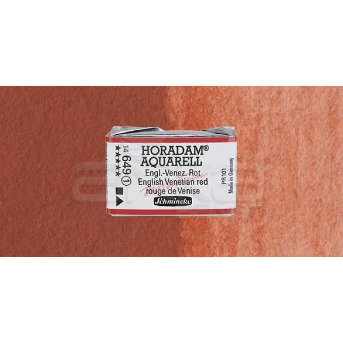 Schmincke Horadam Aquarell 1/1 Tablet 649 English-Venetian Red seri 1