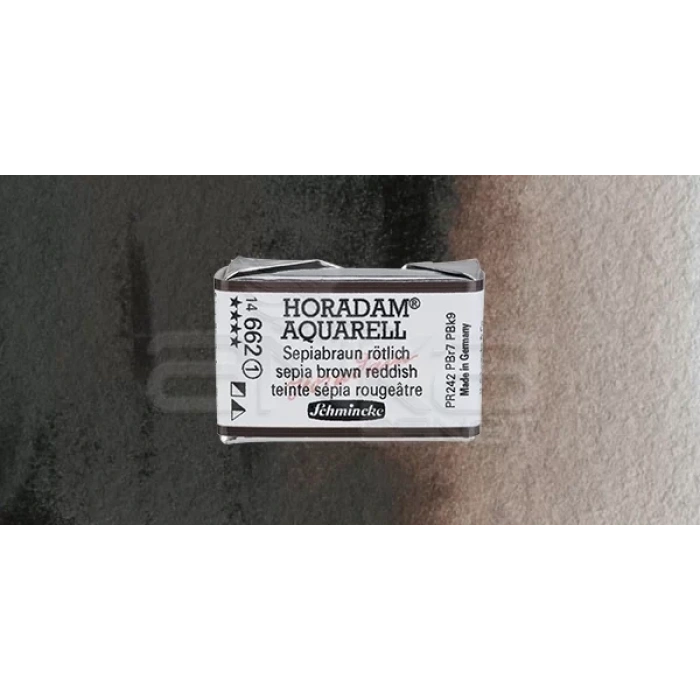Schmincke Horadam Aquarell 1/1 Tablet 662 Sepia Brown Tone seri 1