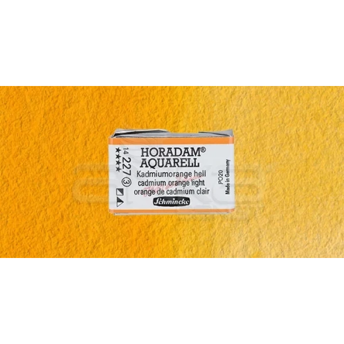 Schmincke Horadam Aquarell 1/1 Tablet 227 Cadmium Orange Light seri 3