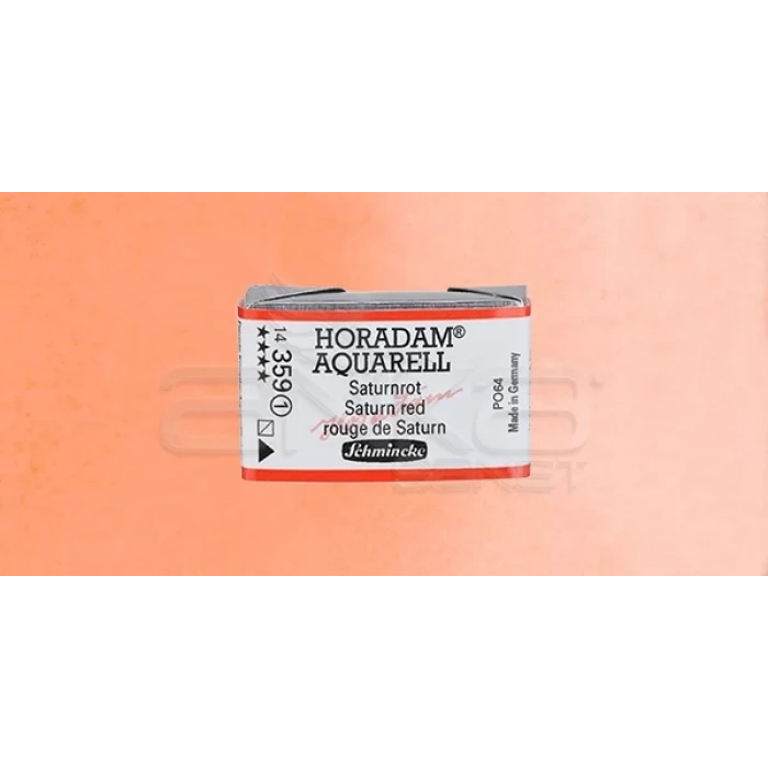 Schmincke Horadam Aquarell 1/1 Tablet 359 Saturn Red seri 1
