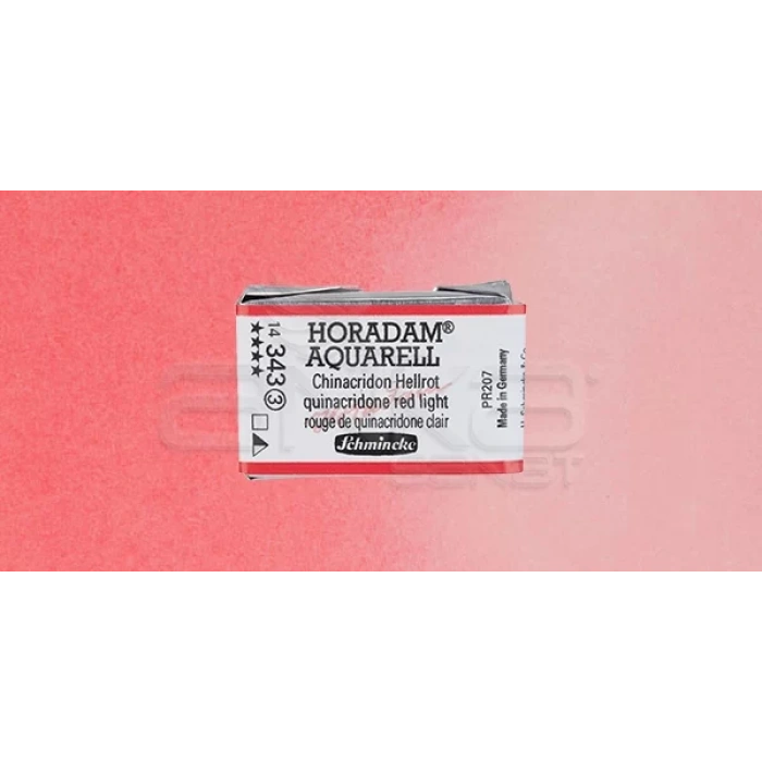 Schmincke Horadam Aquarell 1/1 Tablet 343 Quinacridone Red Light seri 3