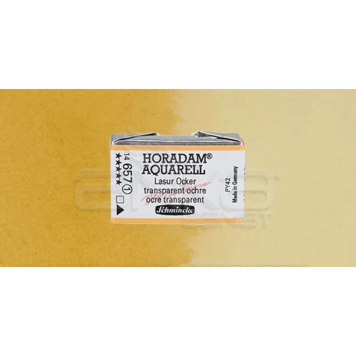 Schmincke Horadam Aquarell 1/1 Tablet 657 Transparent Ochre seri 1
