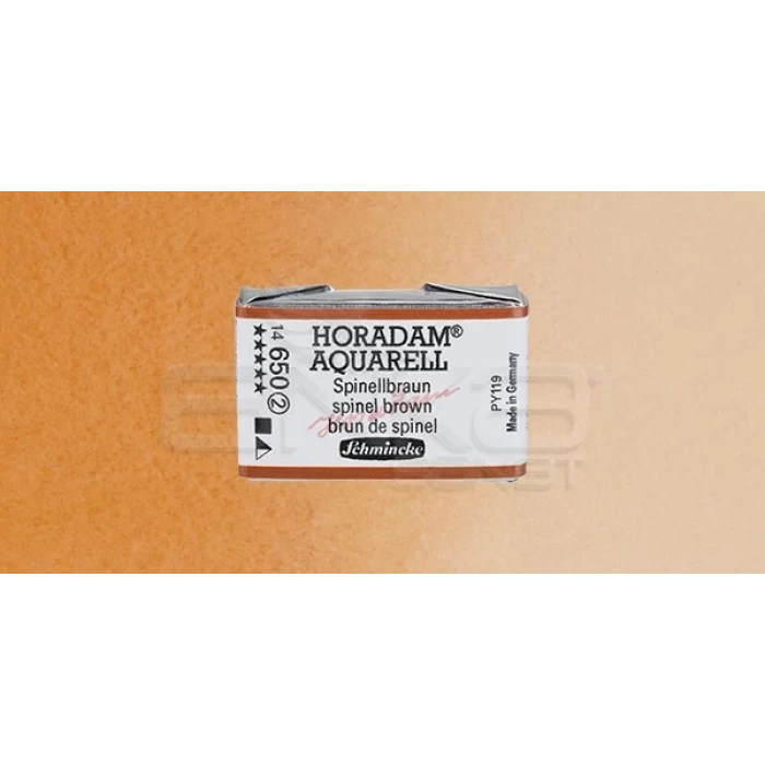 Schmincke Horadam Aquarell 1/1 Tablet 650 Spinel Brown seri 2