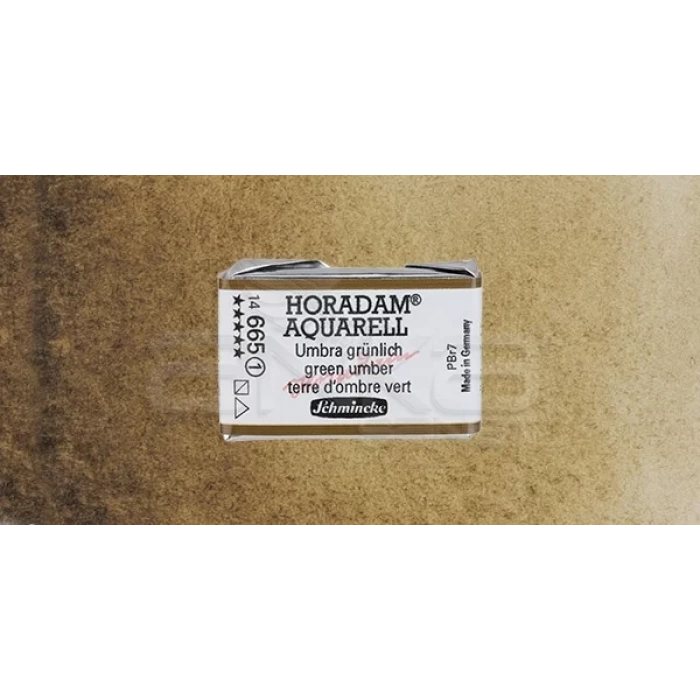 Schmincke Horadam Aquarell 1/1 Tablet 665geen Umber seri 1