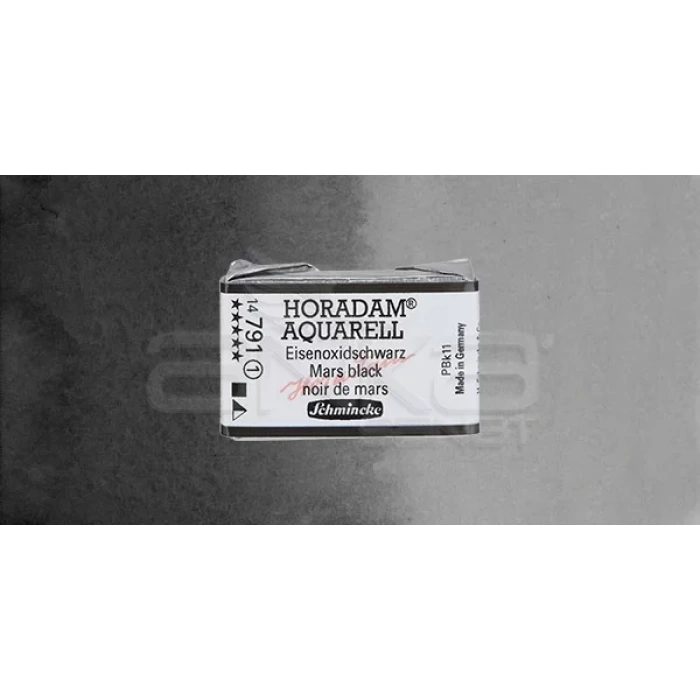 Schmincke Horadam Aquarell 1/1 Tablet 791 Mars Black seri 1