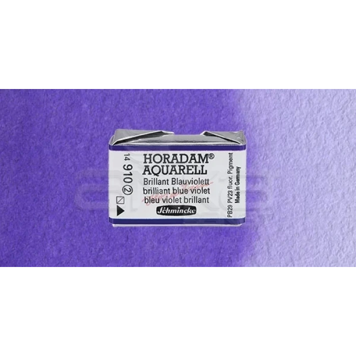 Schmincke Horadam Aquarell 1/1 Tablet 910 Brilliant Blue Violet seri 2