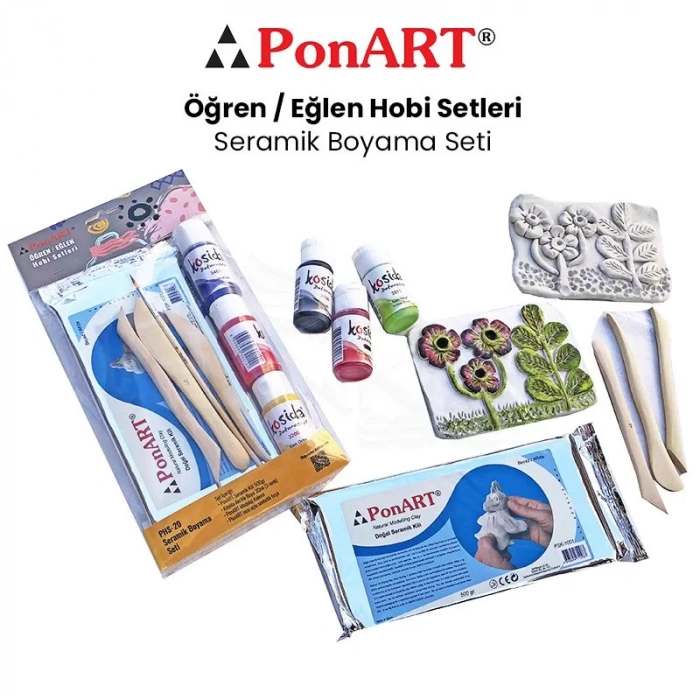 Ponart Seramik Boyama Seti PHS-20
