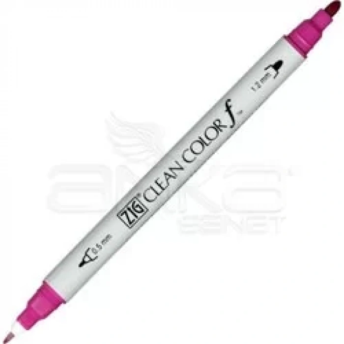 Zig Clean Color f Çift Uçlu Marker Kalem Dark Pink 027