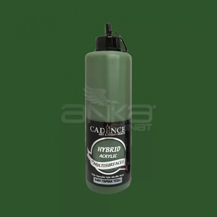 Cadence Hybrid Acrylic For Multisurfaces Tüm Yüzeyler İçin Akrilik Boya 500ml H051 Yaprak Yeşili