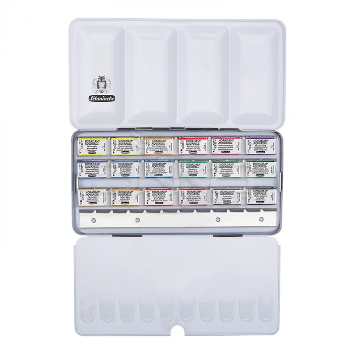 Schmincke Horadam Aquarell Sulu Boya Seti 18 Renk 1/1 Tablet Kod:74318