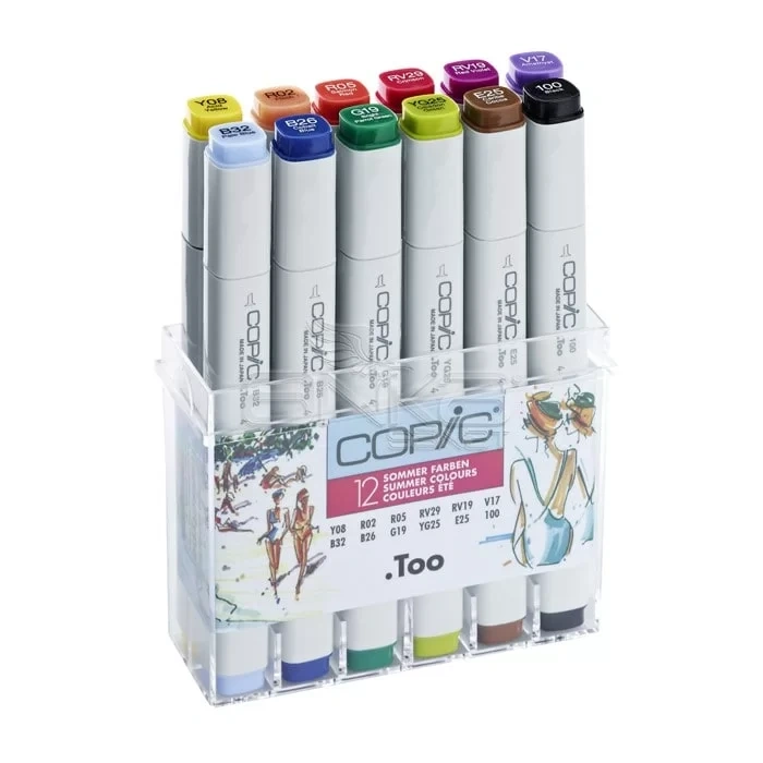 Copic Marker 12li Set Summer Colors