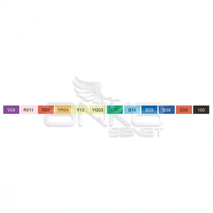 Copic Marker 12li Set Basic Colors