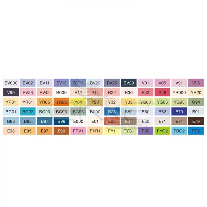 Copic Sketch Marker 72li Set D