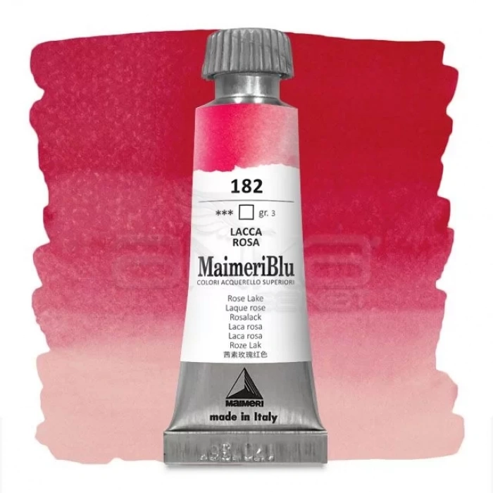 Maimeri Blu Tüp Sulu Boya 12 ml S3 No:182 Rose Lake
