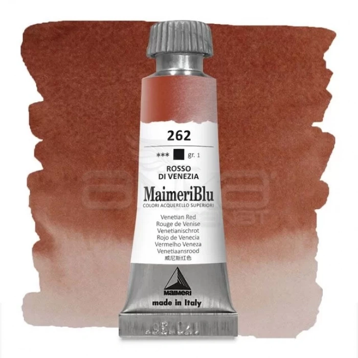 Maimeri Blu Tüp Sulu Boya 12 ml S1 No:262 Venetian Red