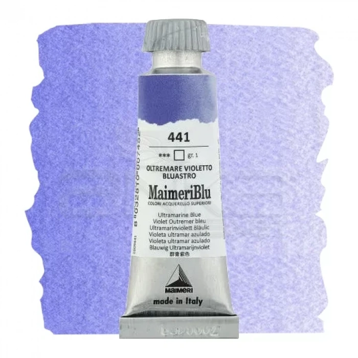 Maimeri Blu Tüp Sulu Boya 12 ml S1 No:441 Ultramarine Blue
